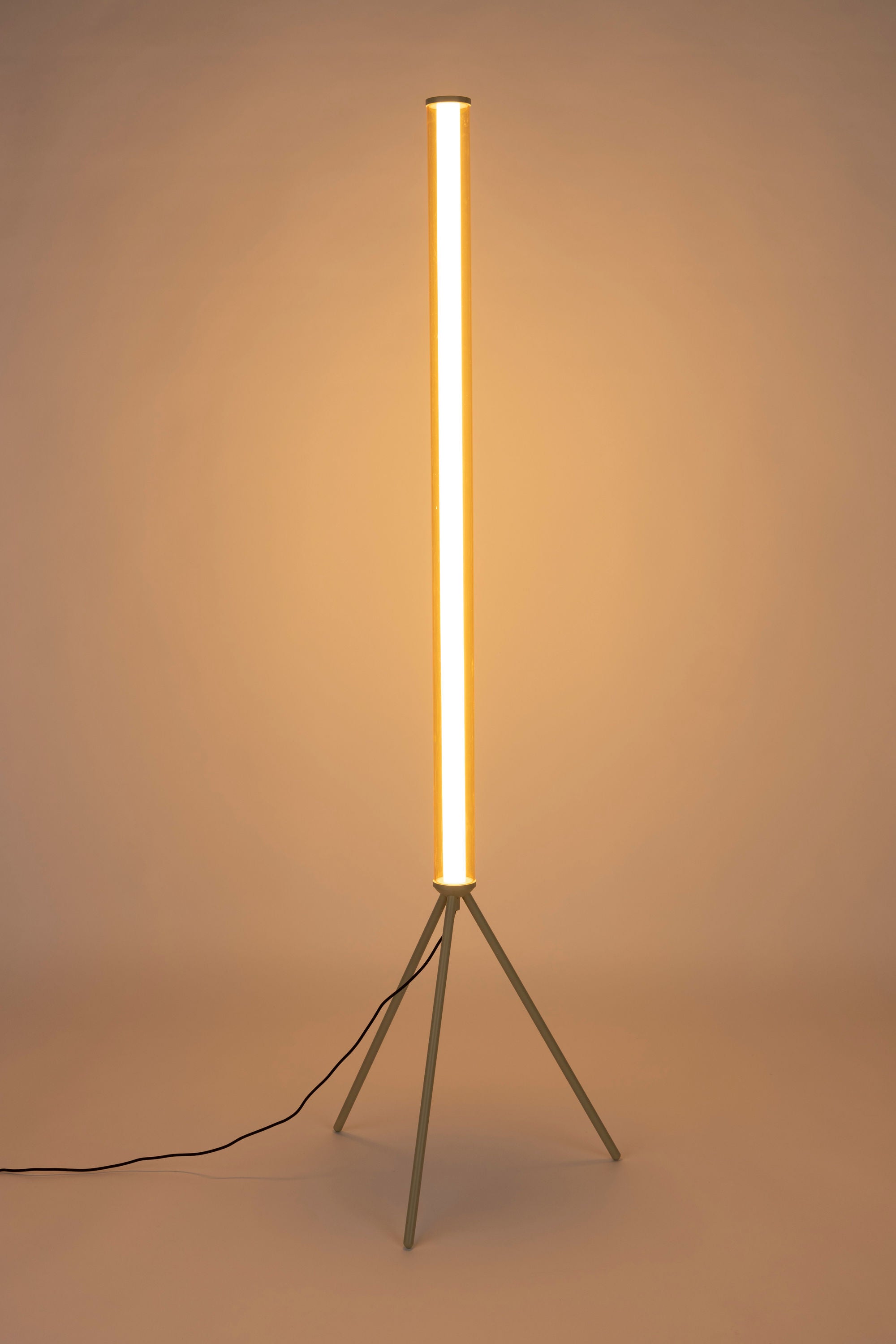 Zuiver Scotty Beige Glass Floor Lamp